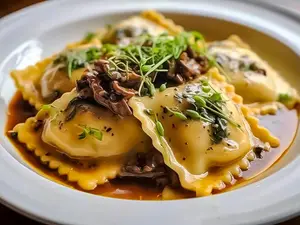 Raviolones de osobuco