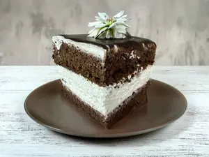 Torta selva negra (porción)