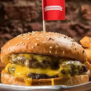 Hamburguesa cheddar lovers