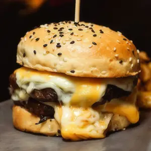 Hamburguesa double chesses