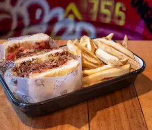 Sándwich de pulled pork