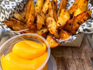 Papas c/chédar