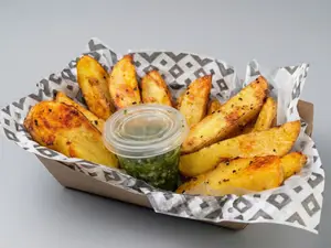 Papas pesto