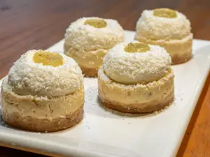 Mini coco keylime pie