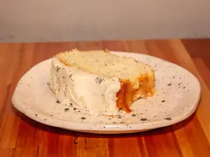 Porcion de budin de limon
