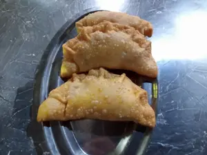 Emp de pollo roqueford fritas