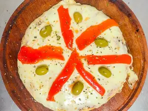 Mozzarella con morrón chica