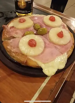 Anana con jamón