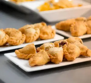 Empanada de pollo braseado