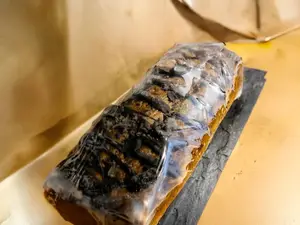 Budin vegano banana y chocolate