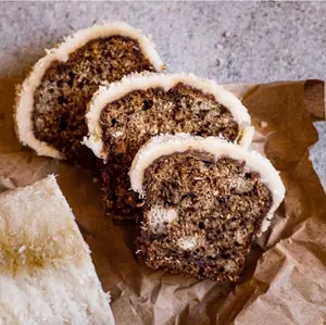 Budin vegano banana y coco