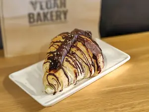 Croissant vegan dulce de leche