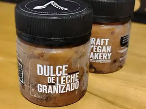Helado vegan dulce de leche