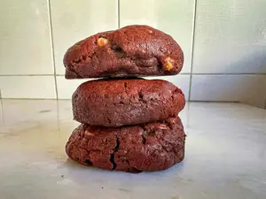 Promo - Red velvet con choco blanco, pack de 6 unidades