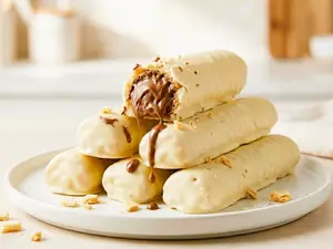 1 docena nutella bañados blancos