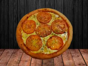 Pizza napolitana con jamón