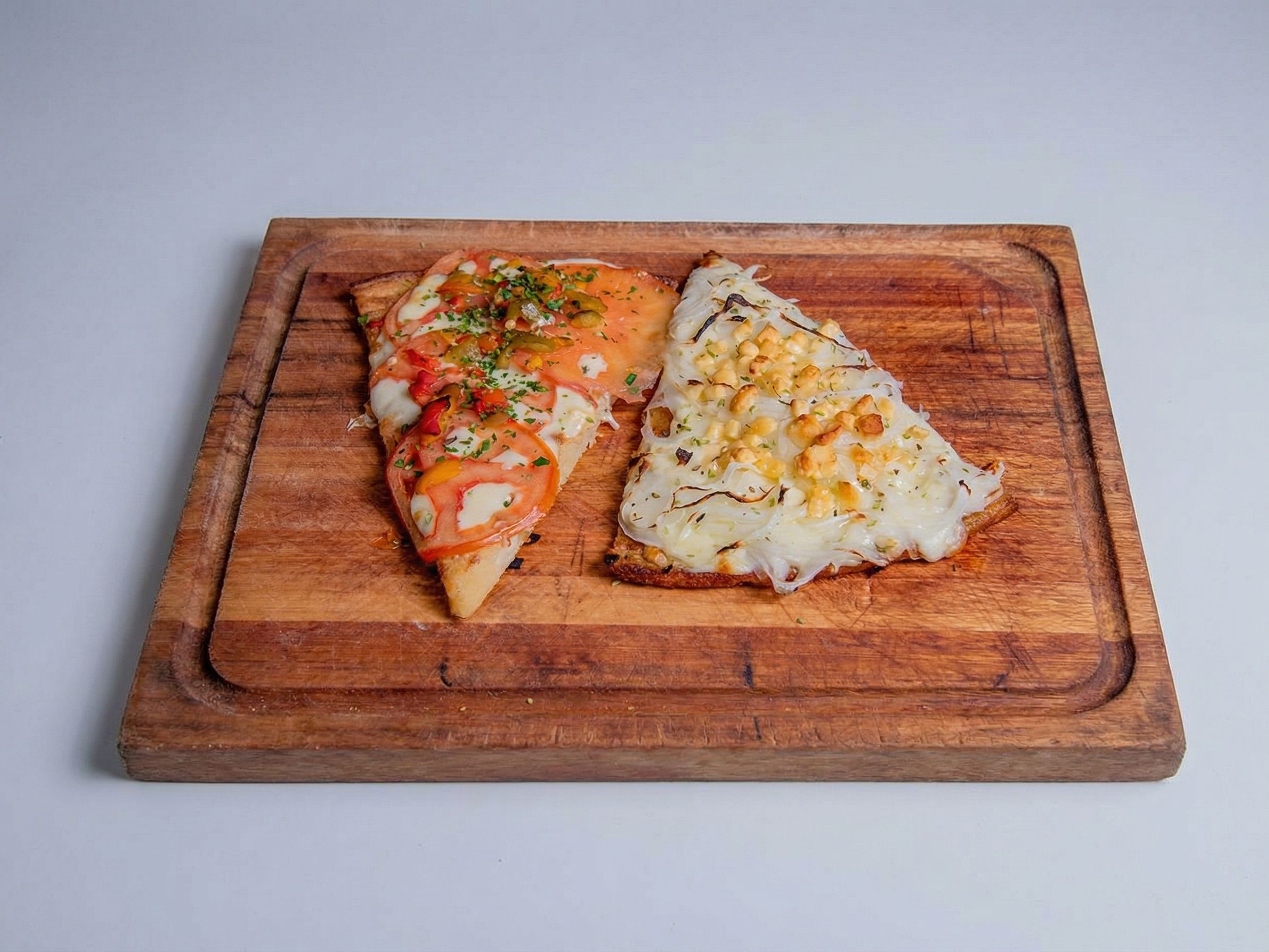 Fainá y pan de pizza