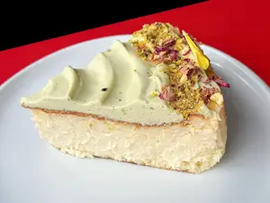 Porción de vasca pistacho