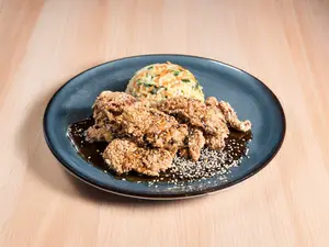 Pollo al sésamo