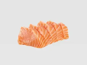 Sashimi de salmón rosado x5