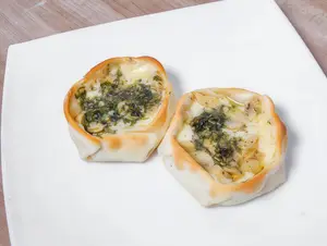 11-champi, panceta y provolone