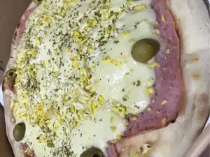 Jamón y huevo duro