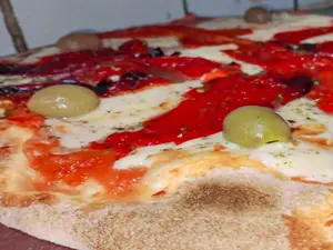 Jamón y morrones