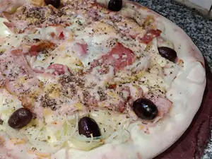 Pizza fugazzeta davinci