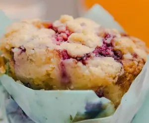 Muffin de frutos rojos