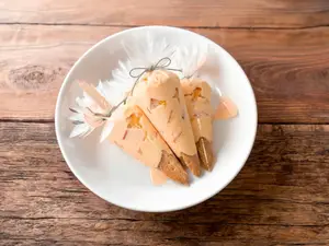 Helado venezolano de tetas yogur de durazno