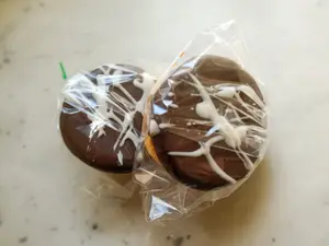 Alfajor bañado artesanal