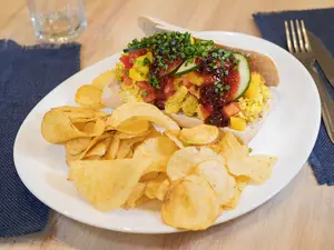 Sándwich De Pollo Al Curry