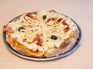 Pizza con palmitos