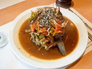 Wok De Vegetales Y Pollo