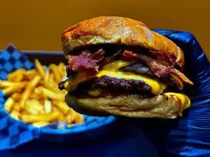 Hamburguesa bacón cheeseburger