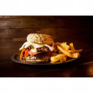 Hamburguesa roque diaz