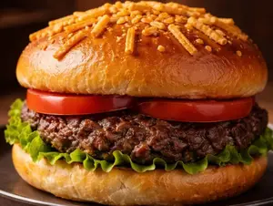 Hamburguesa simple clasica