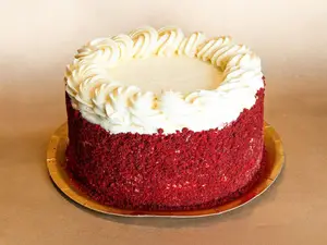 Porción de red velvet