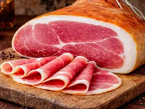 Jamon crudo ruliano x 100 gr