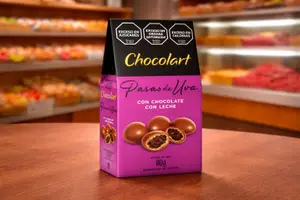 pasas de uva bañadas en chocolate