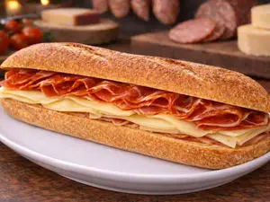 Sandwich crudo al pimenton