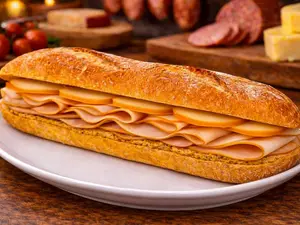 Sandwich lomo ahumado