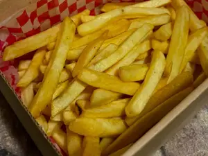 Caja de papas para compartir