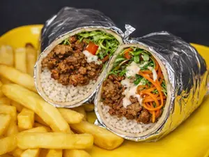 Burrito veggie con papas