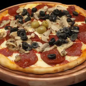 Pizza especial con pepperoni