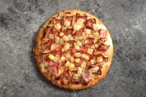 Muzza, jamón y provolone indi