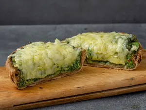 Tarta espinaca muzza integral