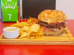 Hamburguesa bill haley doble