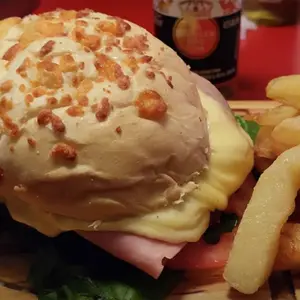 Hamburguesa janis joplin+frita