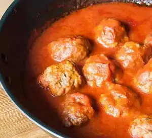 Albondigas con pure